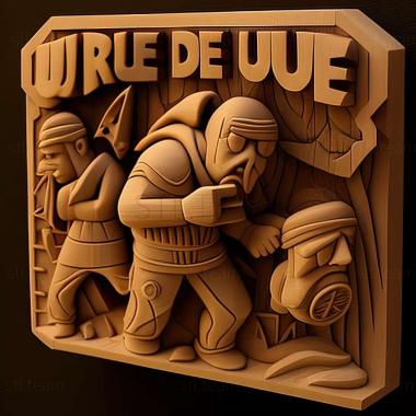 3D model Dude Theft Wars game (STL)